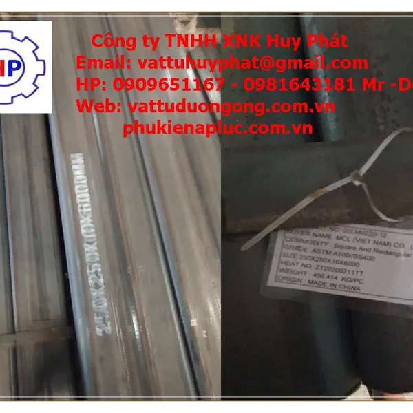 THÉP HỘP 250 X 250 X 10