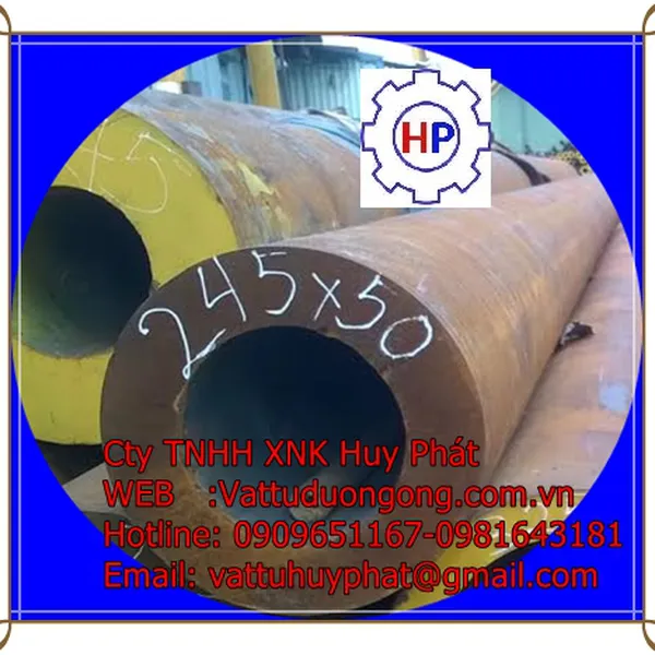 Thép ống đúc phi 245 x 50,40,35 ly ASTM A106/API5L