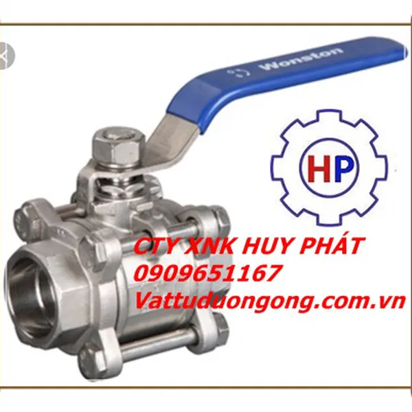 VAN BI INOX REN 304 , 316 3 MÃNH ( 3PC) DN40 ( phi 49)