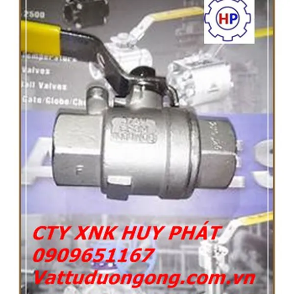 Van bi ren inox tay gạt DN32 ( phi42)