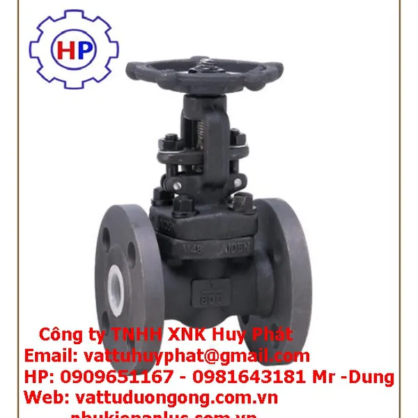 VAN CỬA THÉP MẶT BÍCH ÁP LỰC A105 #800, #1500