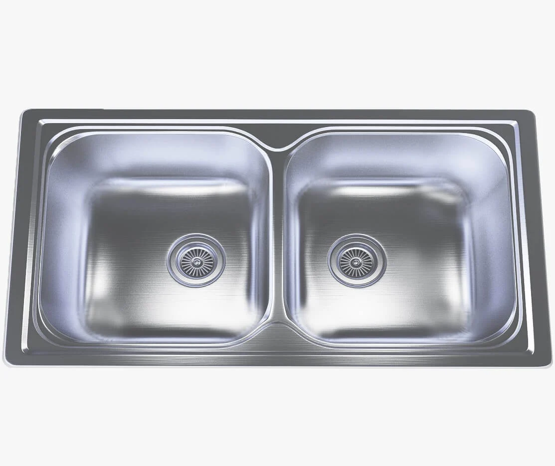 Bồn rửa chén inox 304 2 ngăn Đại Thành Bồn rửa chén inox 304 2 ngăn Đại Thành