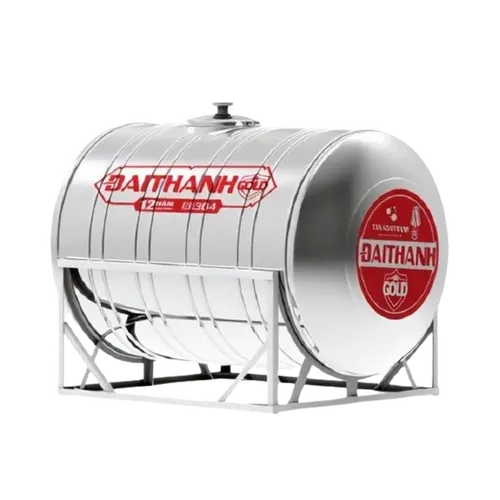 Bồn inox Đại Thành Gold 2500l nằm