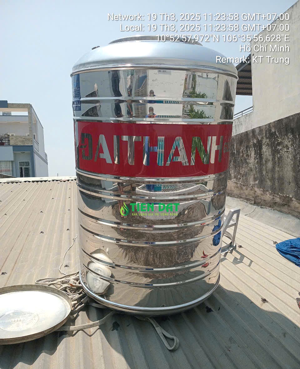 bồn inox đại thành 3000l bồn inox đại thành 3000l