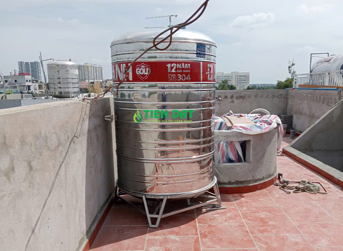 bồn inox đại thành 3000l bồn inox đại thành 3000l