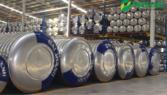 Bồn nước inox công nghiệp Đại Thành 20000L ngang Bồn nước inox công nghiệp Đại Thành 20000L ngang