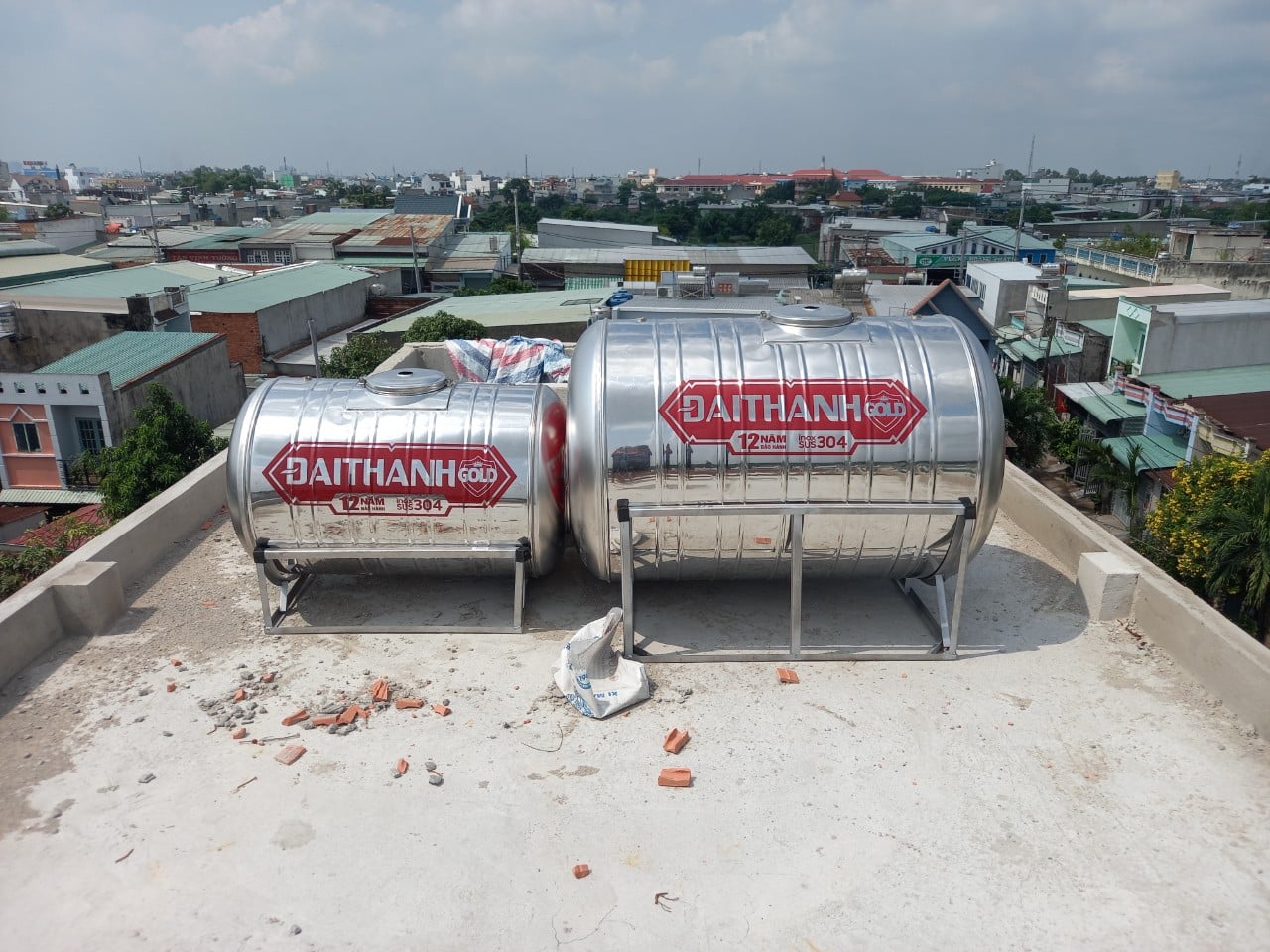 bồn nước inox đai thành bồn nước inox đai thành