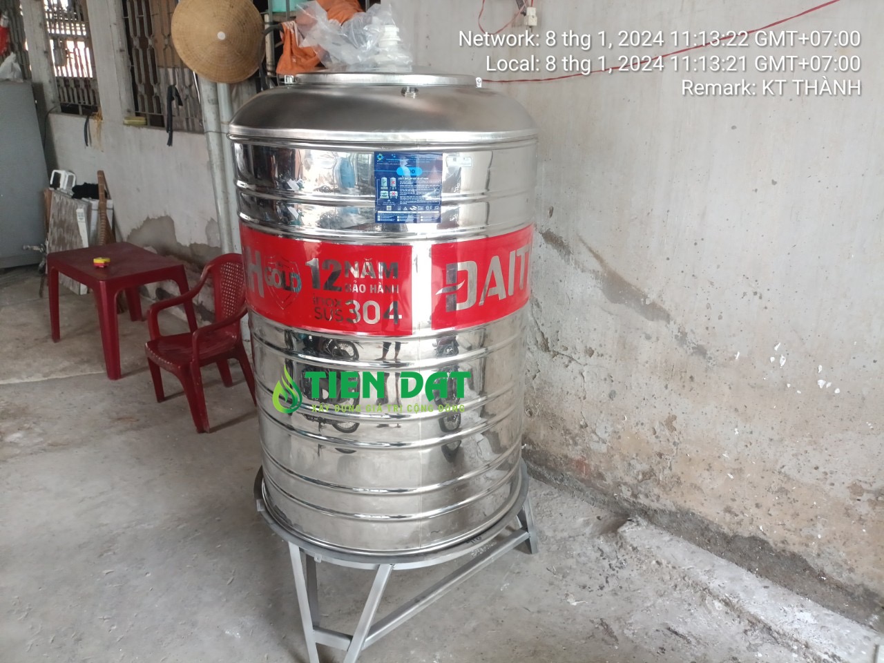 bồn nước inox đai thành bồn nước inox đai thành