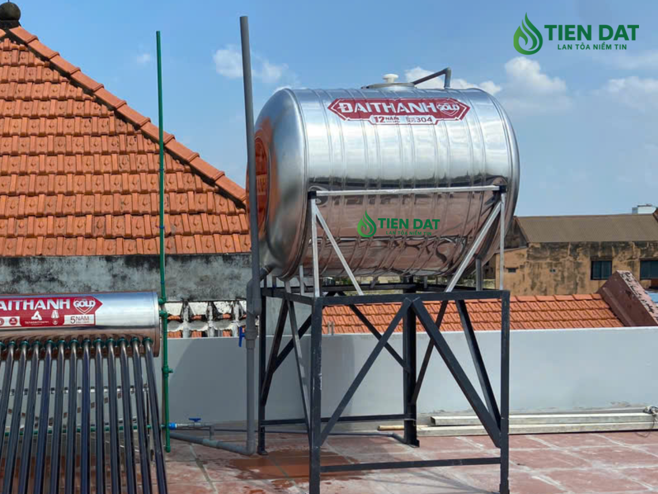 bồn inox đại thành 1000l nằm bồn inox đại thành 1000l nằm