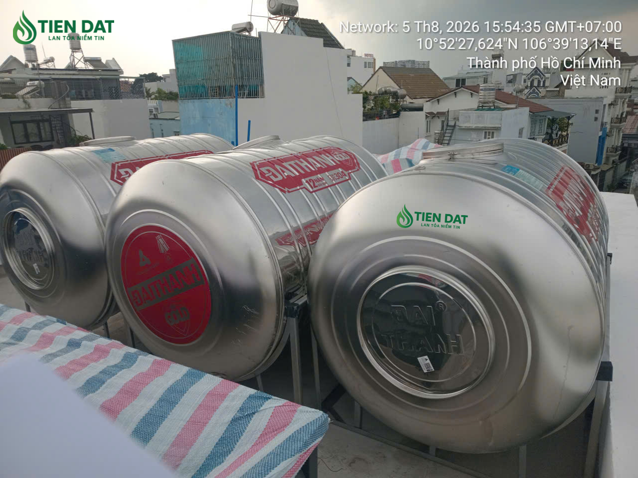 bồn inox đại thành 1000l nằm bồn inox đại thành 1000l nằm