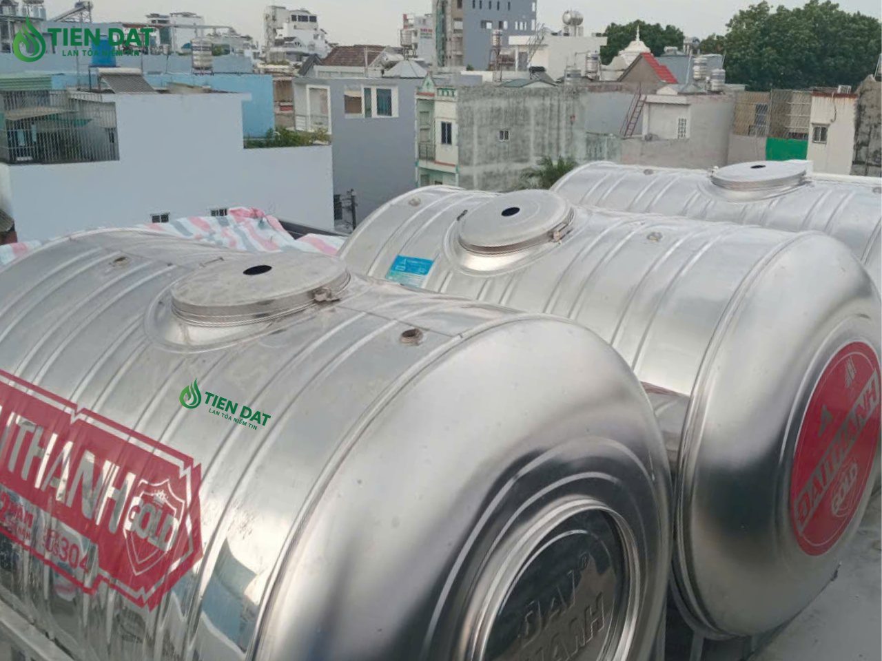 bồn inox đại thành 1000l nằm bồn inox đại thành 1000l nằm
