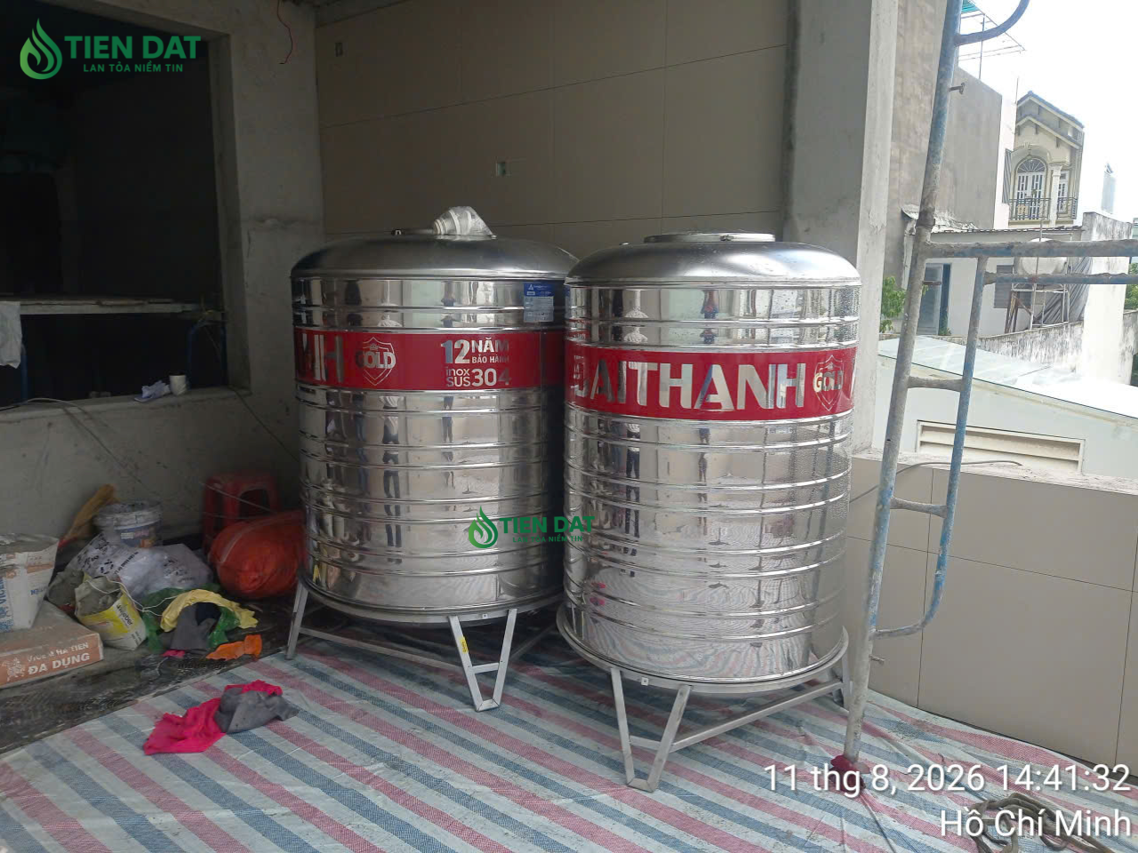 bồn inox đại thành 1000l đứng bồn inox đại thành 1000l đứng
