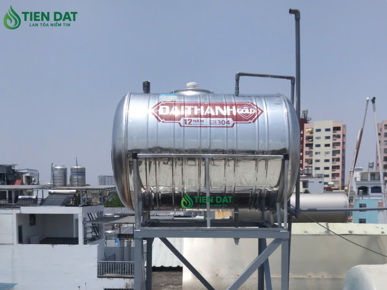 bồn inox đại thành 1000l nằm bồn inox đại thành 1000l nằm