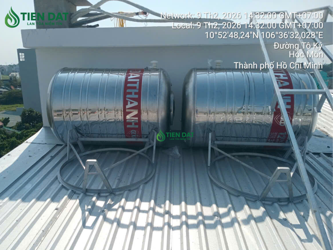 bồn inox đại thành 1000l bồn inox đại thành 1000l