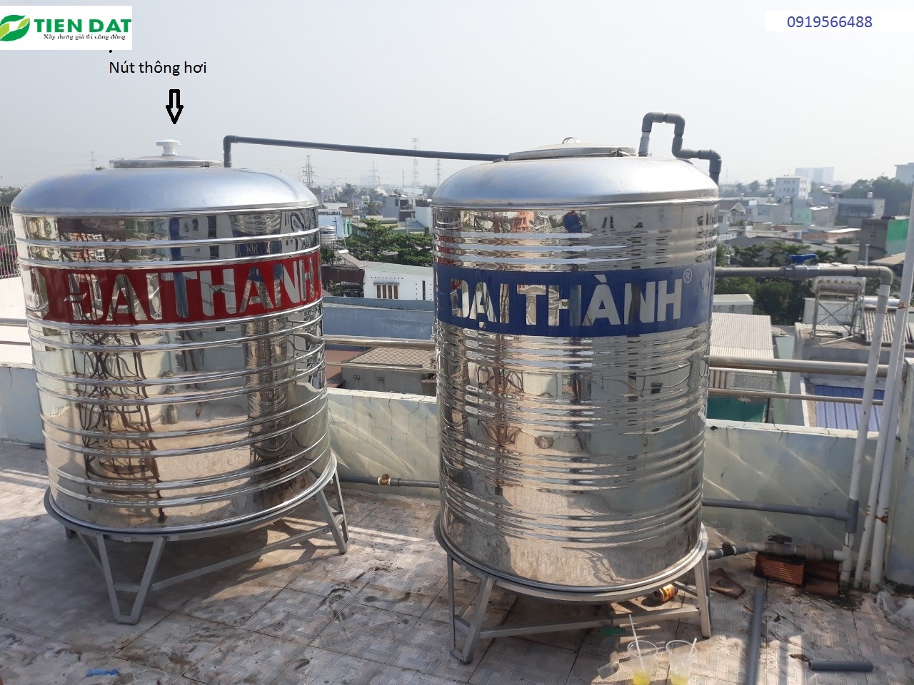 bồn nước inox Đại Thành chính hãng bồn nước inox Đại Thành chính hãng