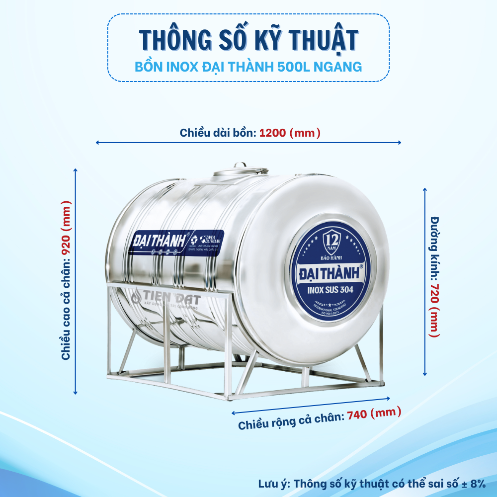 Video review bồn nước inox Đại Thành 500L Video review bồn nước inox Đại Thành 500L