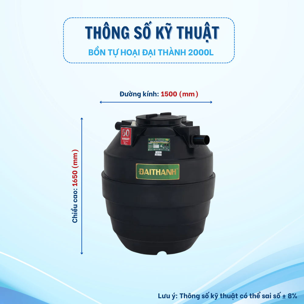 Video review bồn tự hoại Đại Thành 2000L Video review bồn tự hoại Đại Thành 2000L
