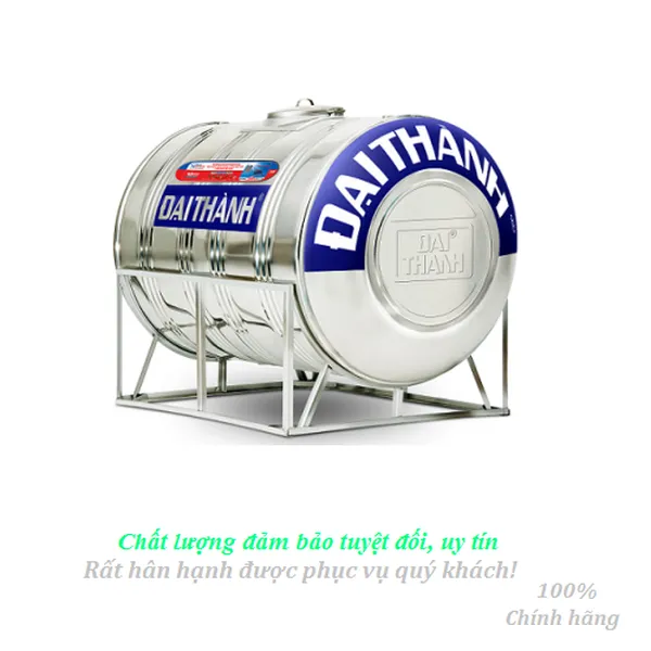 Bồn nước Inox Đại Thành 310L nằm