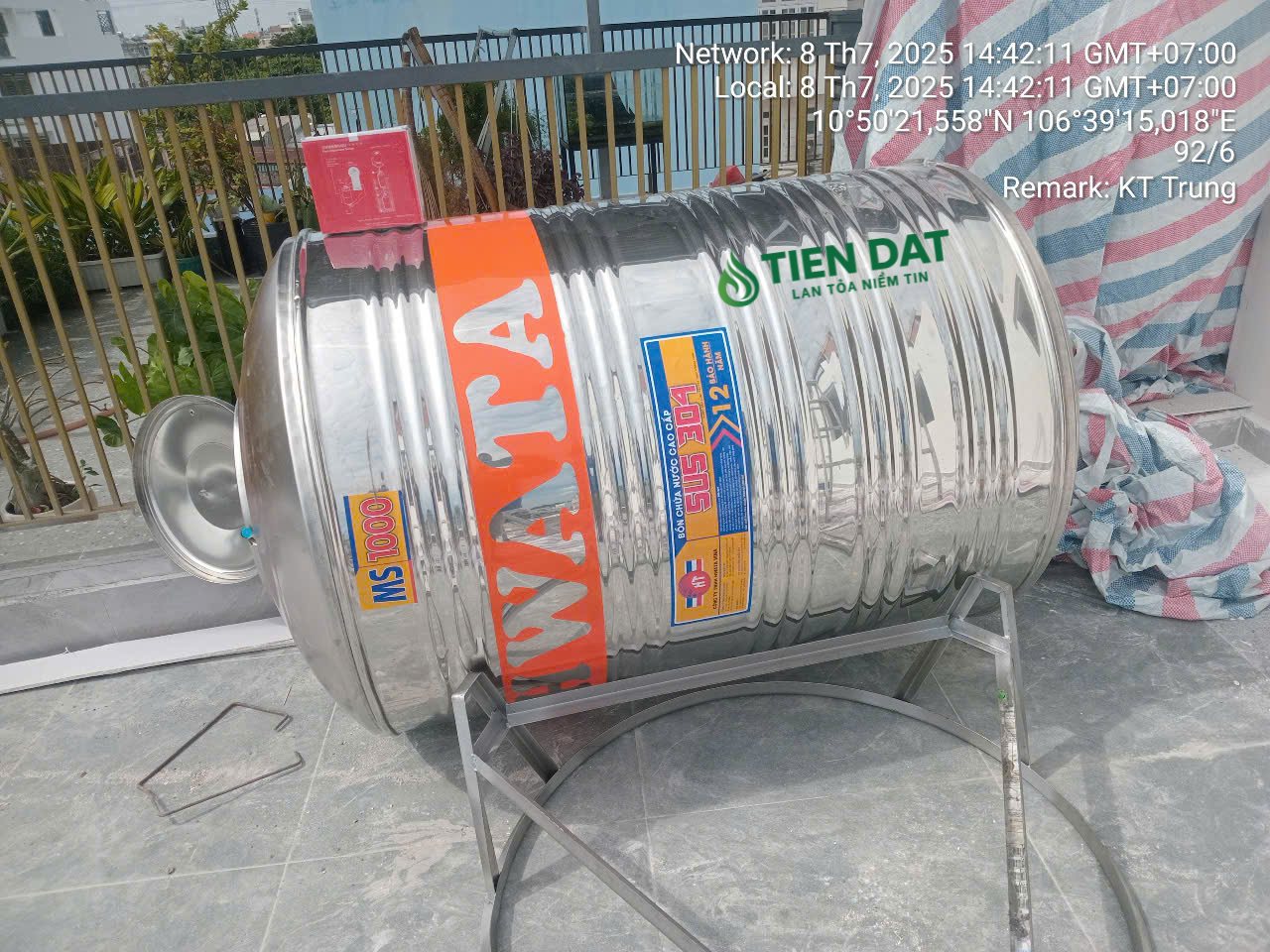 Lắp đặt bồn inox 1000L nhanh chóng tại Cà Mau – Hỗ trợ vận chuyển tận nơi Lắp đặt bồn inox 1000L nhanh chóng tại Cà Mau – Hỗ trợ vận chuyển tận nơi