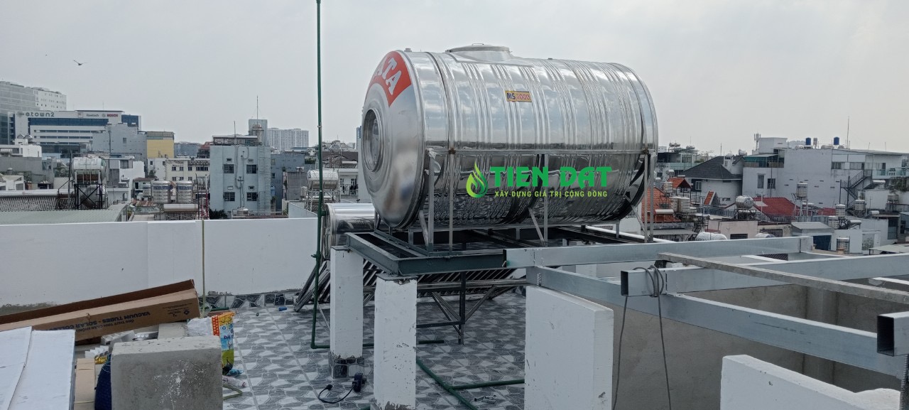 Bồn nước inox Hwata 1000L ngang Bồn nước inox Hwata 1000L ngang