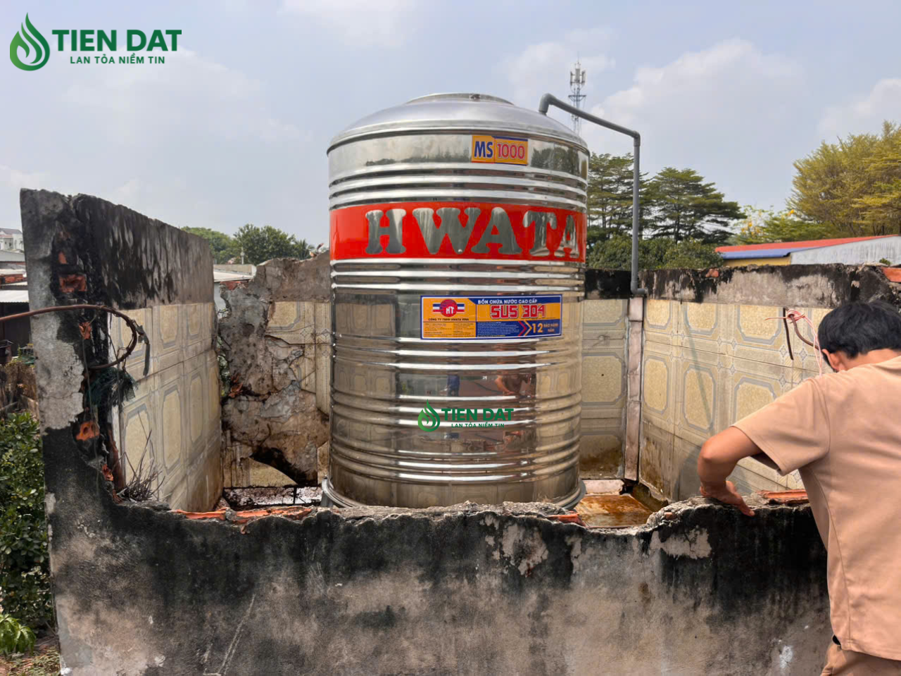 bồn nước hwata 1000l bồn nước hwata 1000l