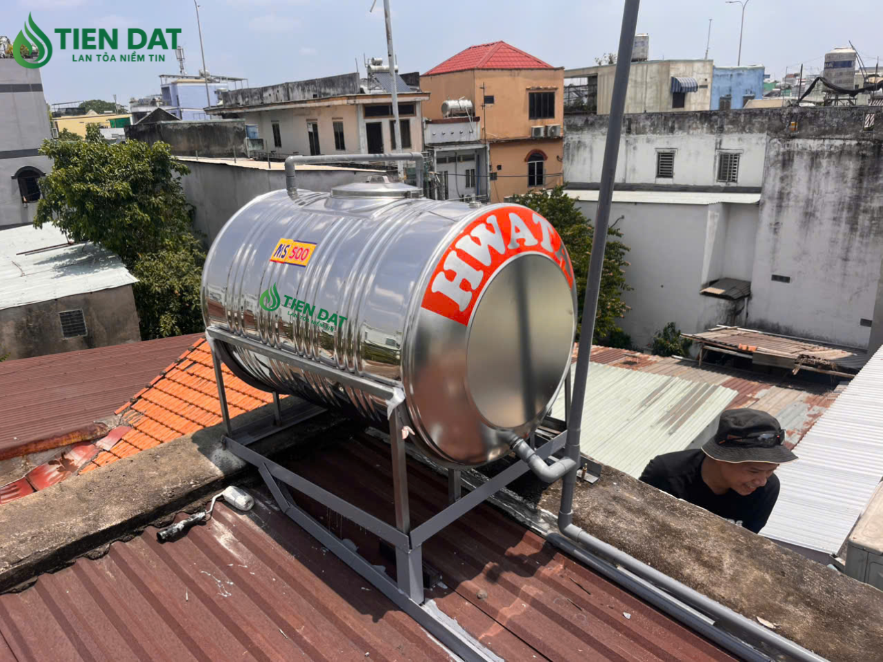 bồn inox hwata nằm bồn inox hwata nằm