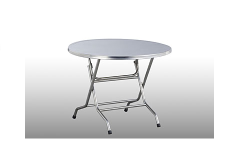 Bàn xếp inox mặt tròn inox BT10