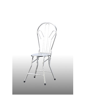 Ghế dựa inox xếp mặt inox GX10