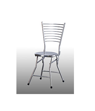 Ghế dựa inox xếp mặt inox GX11