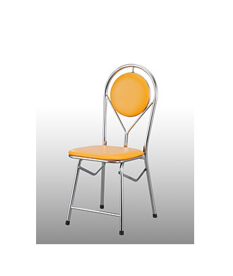 Ghế dựa inox xếp mặt simili GX27