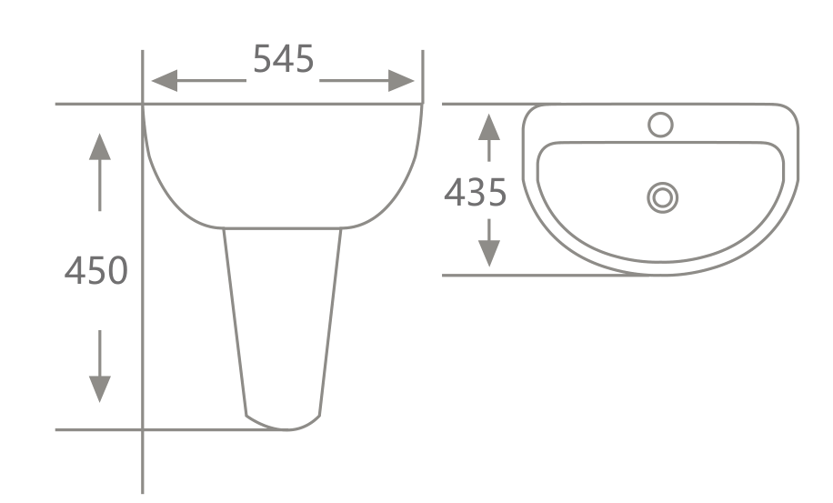 Lavabo Hwata HT-2201G Lavabo Hwata HT-2201G