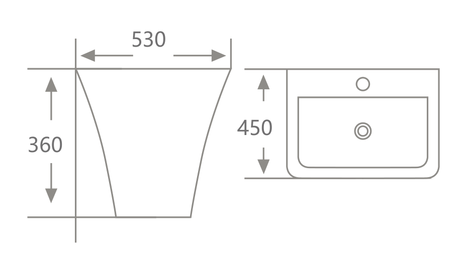 Lavabo Hwata HT-D209 Lavabo Hwata HT-D209