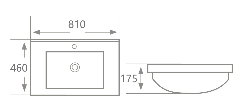 Lavabo Hwata HT-D80 Lavabo Hwata HT-D80