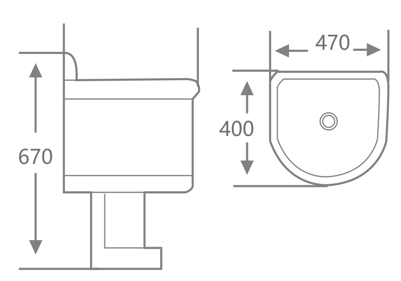 Lavabo Hwata HT-T18 Lavabo Hwata HT-T18