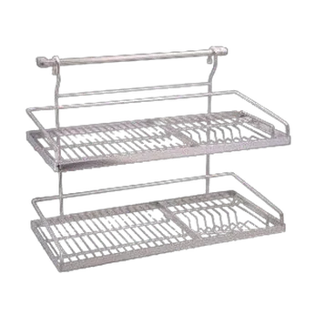 Kệ treo úp chén dĩa 2 tầng HWKC2