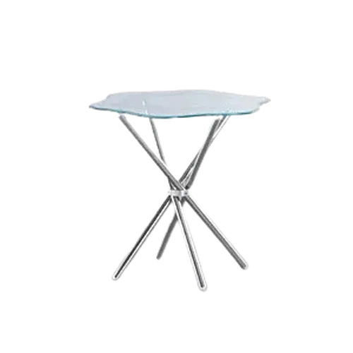 Bàn inox xếp mặt kính Hwata BX80
