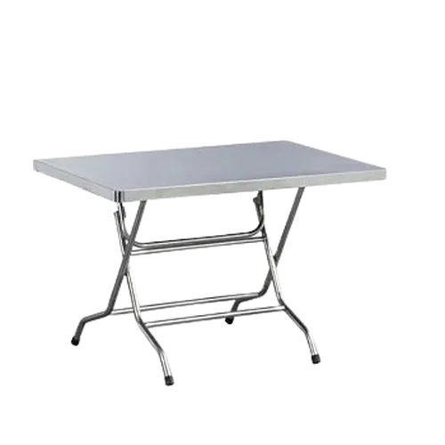 Bàn xếp inox mặt hình chữ nhật  Hwata BCN1