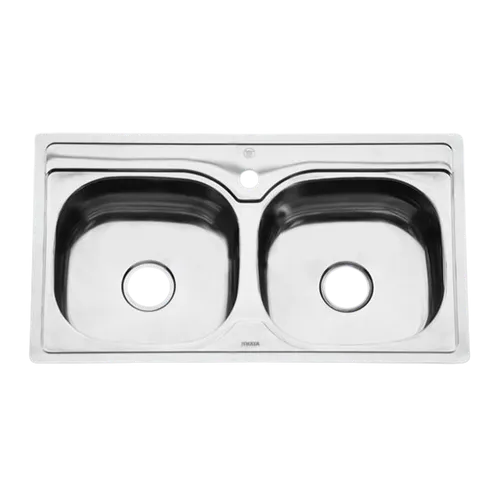Chậu rửa inox đôi Hwata BD6