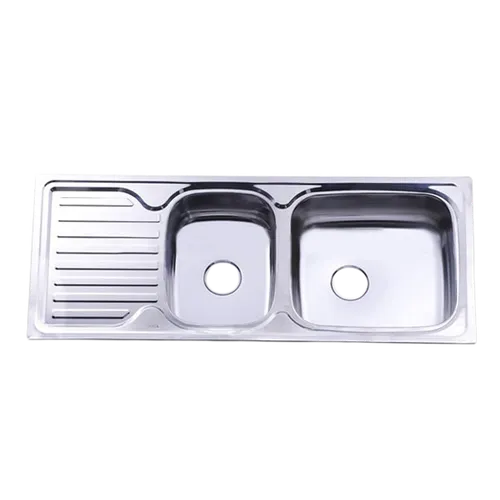 Chậu rửa inox đôi Hwata BDC1