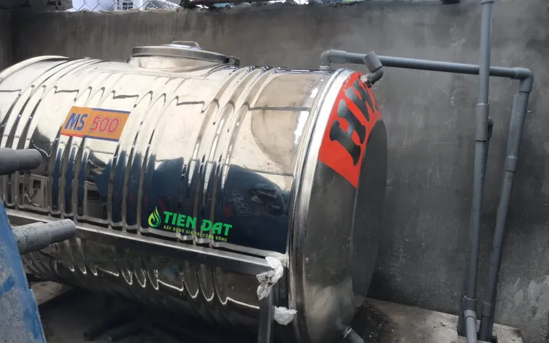 Điểm danh một số dung tích bồn nước inox Hwata được ưa chuộng nhất