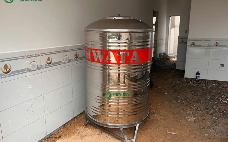 Công trình thực tế giao bồn inox Hwata Đứng tại Phú Nhuận - Đảm bảo an toàn trữ nước ổn định cho sinh hoạt 