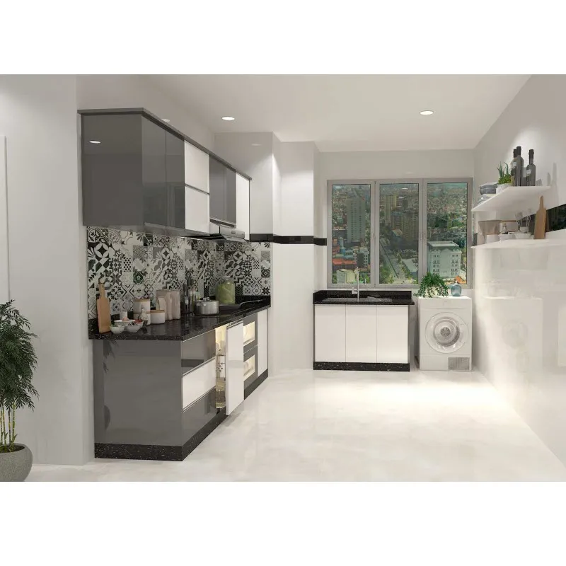 Tủ bếp inox 304 cửa Acrylic HWARC 05 Tủ bếp inox 304 cửa Acrylic HWARC 05