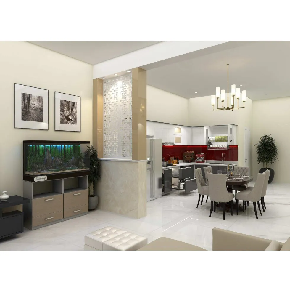 Tủ bếp inox 304 cửa Acrylic HWARC 09 Tủ bếp inox 304 cửa Acrylic HWARC 09