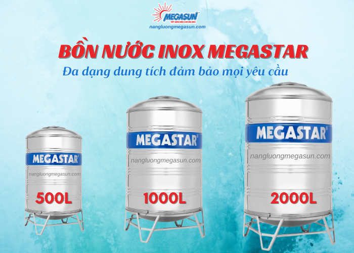 bồn inox 500 lít bồn inox 500 lít