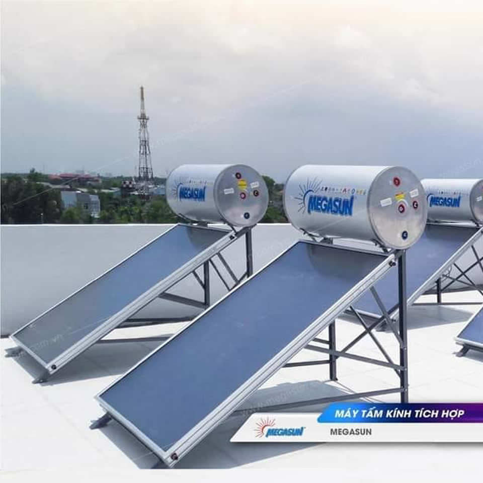 Máy nước nóng năng lượng mặt trời Megasun 300L Máy nước nóng năng lượng mặt trời Megasun 300L