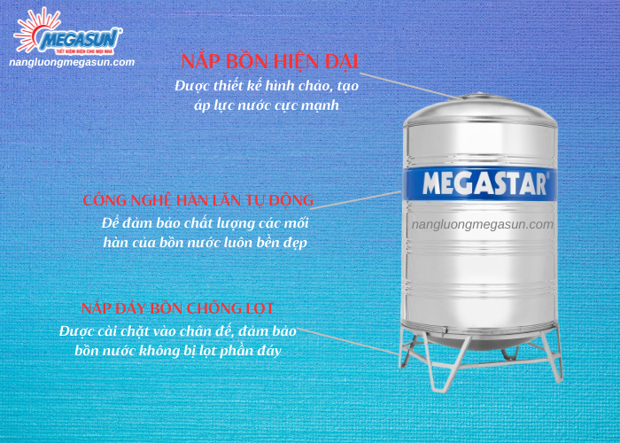 téc nước 500l téc nước 500l