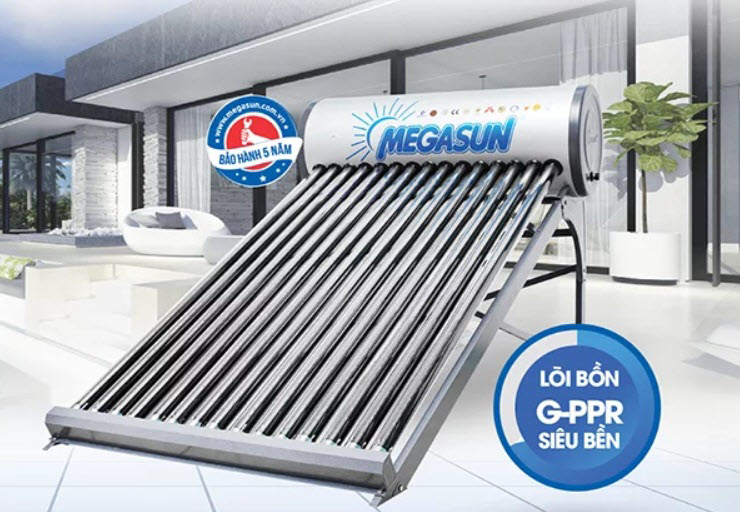 Máy nước nóng năng lượng mặt trời Megasun 300l Máy nước nóng năng lượng mặt trời Megasun 300l