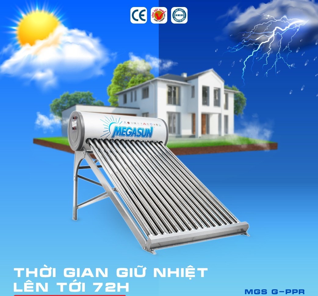 máy nước nóng năng lượng mặt trời megasun máy nước nóng năng lượng mặt trời megasun