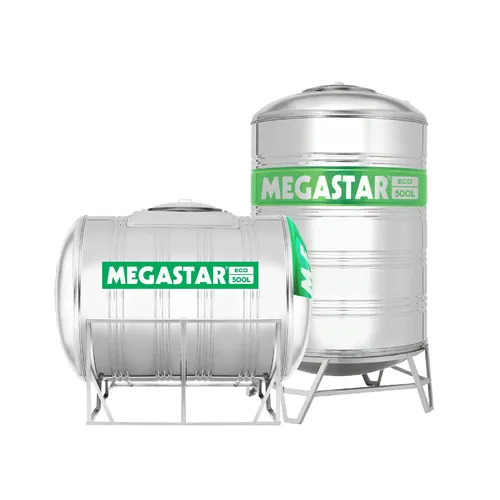 Bồn nước inox Megastar Eco đứng 500L