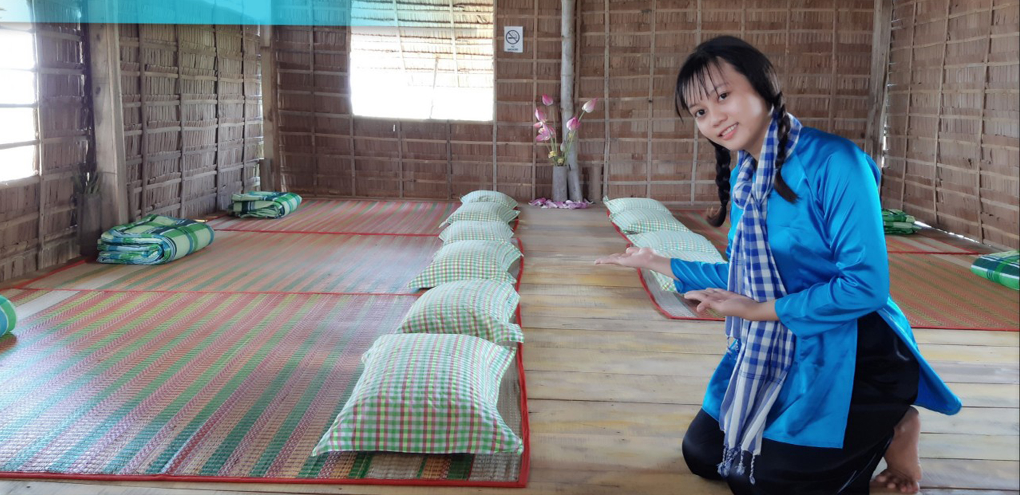 Du_lịch_sinh_thái_miền_Tây_Lưu trú tập thể trên Lán trại Đồng Tháp Mười